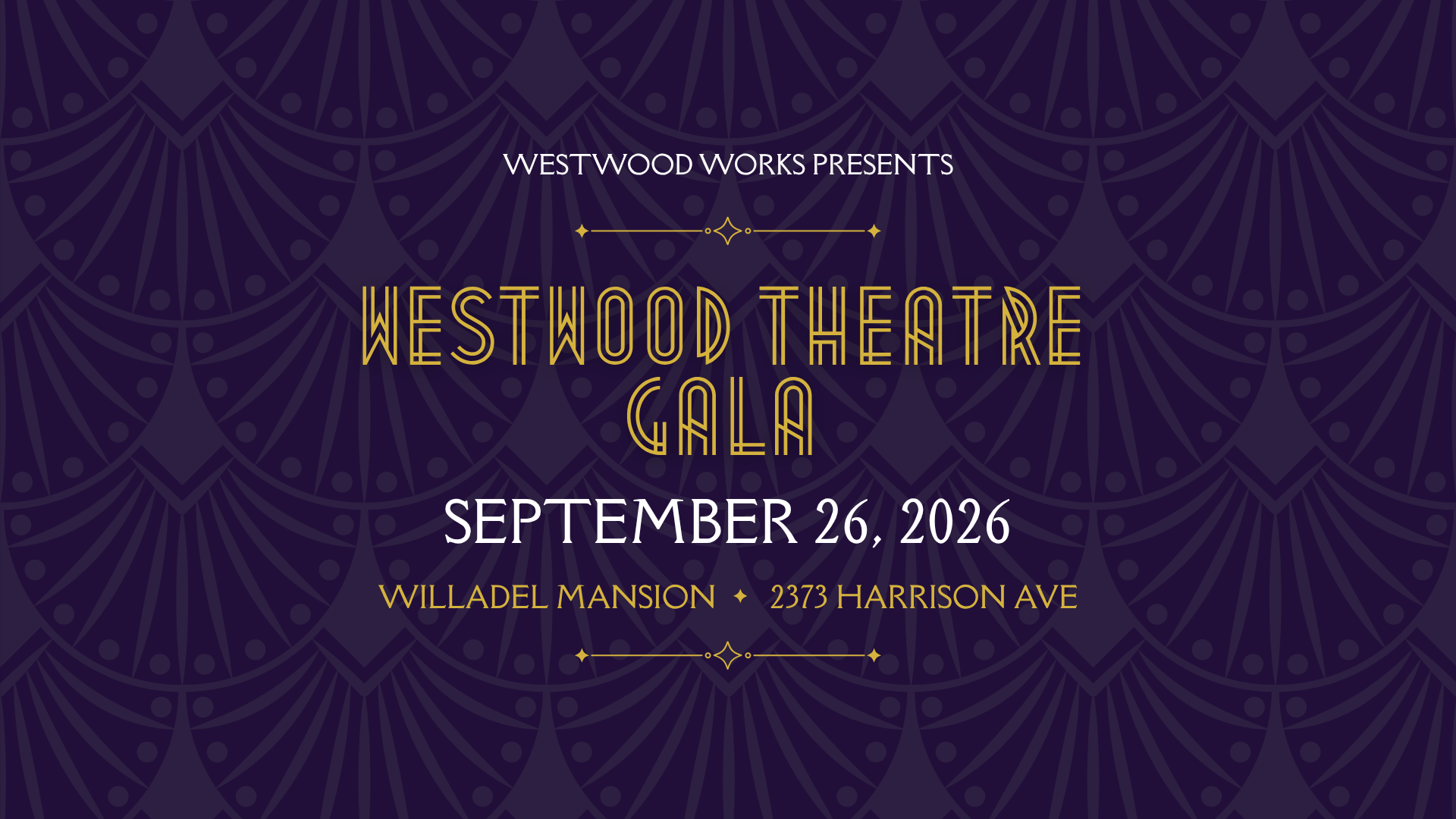 Westwood Theatre Gala _ Invitation _ Header
